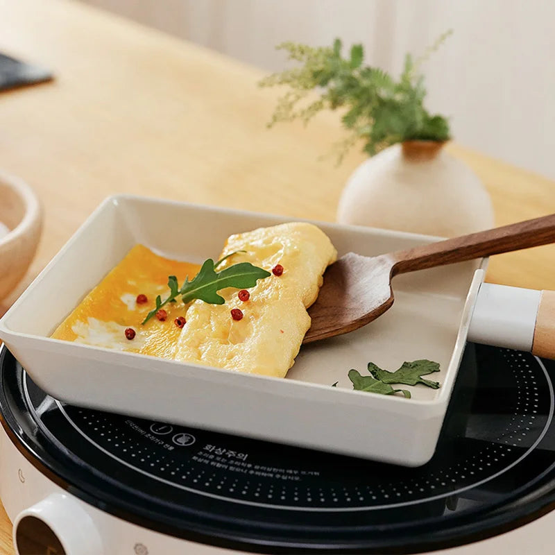 Sartén antiadherente de cerámica coreana, olla de leche Wok, sartén antiadherente, cocina de inducción, estufa de Gas, sartén de cocina Universal para cocinar