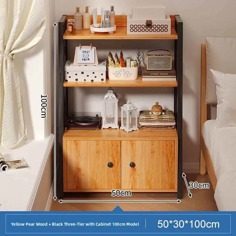 Estante de Almacenamiento Multicapa para Junto a la Cama, Estante de Exhibición, Mueble Organizador de Dormitorio, Estilo Mod...