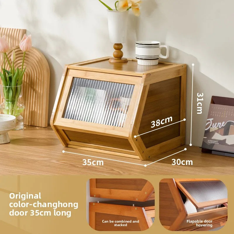Gabinete de almacenamiento apilable multifuncional con tapa, caja de almacenamiento varios, caja de almacenamiento para el hogar, mesita de noche