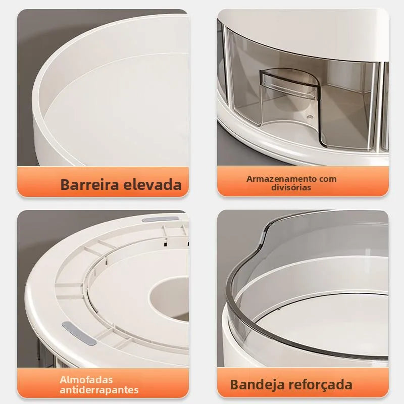 Organizador de Especias Giratorio Multifuncional para Cocina, Estante para Aceite, Sal, Vinagre y Condimentos, Organizador de...