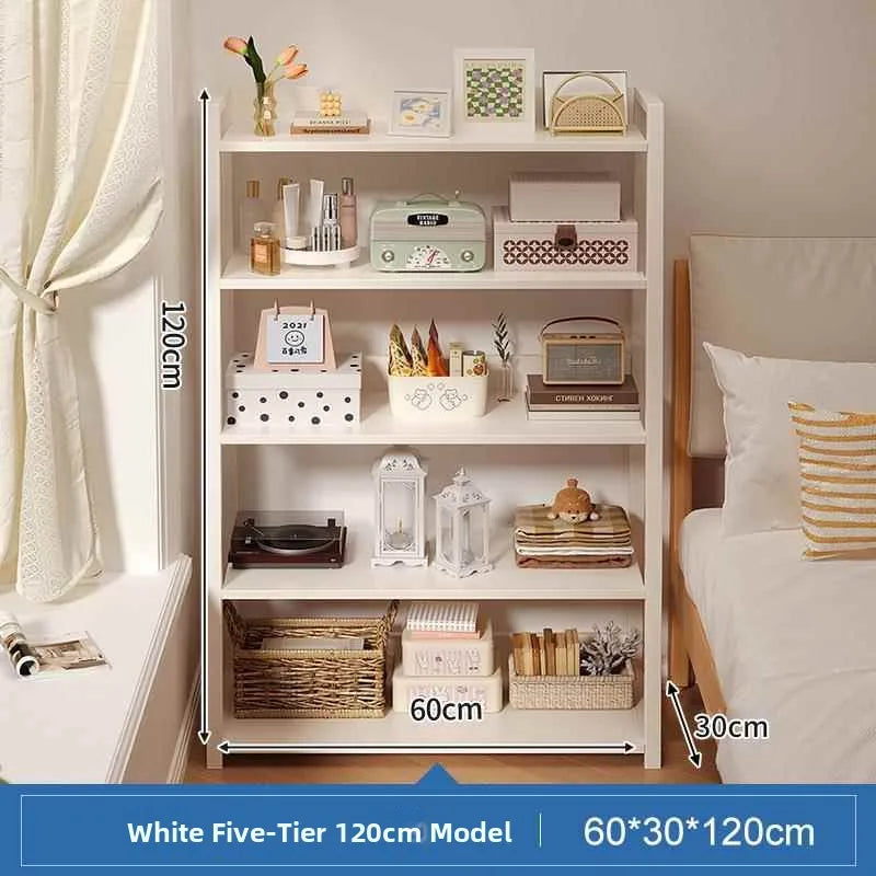 Estante de Almacenamiento Multicapa para Junto a la Cama, Estante de Exhibición, Mueble Organizador de Dormitorio, Estilo Mod...