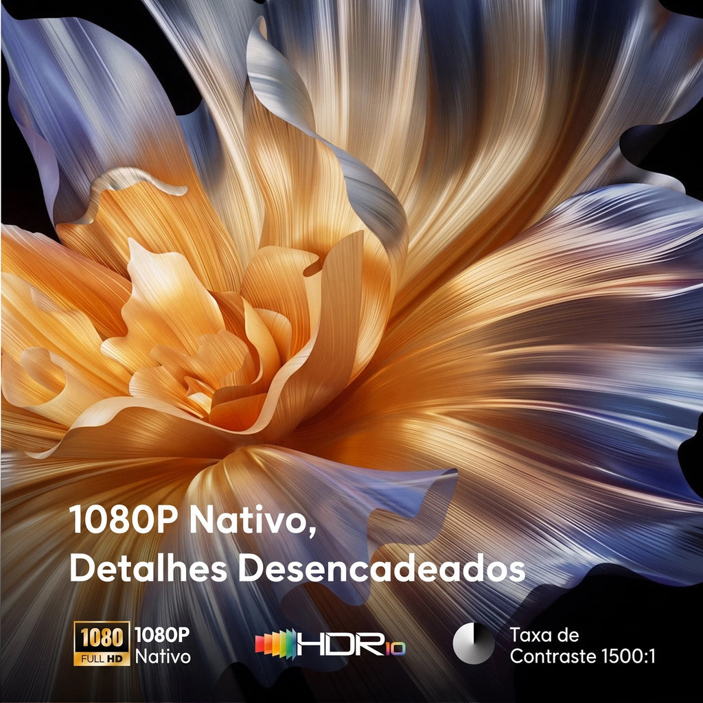 Proyector 4K 450ANSI de Tiro Corto, Proyector Android con Autoenfoque y Corrección Trapezoidal, 1080P Nativo, Wifi6, BT5.2, Cine en Casa Portátil