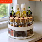 Organizador de Especias Giratorio Multifuncional para Cocina, Estante para Aceite, Sal, Vinagre y Condimentos, Organizador de...