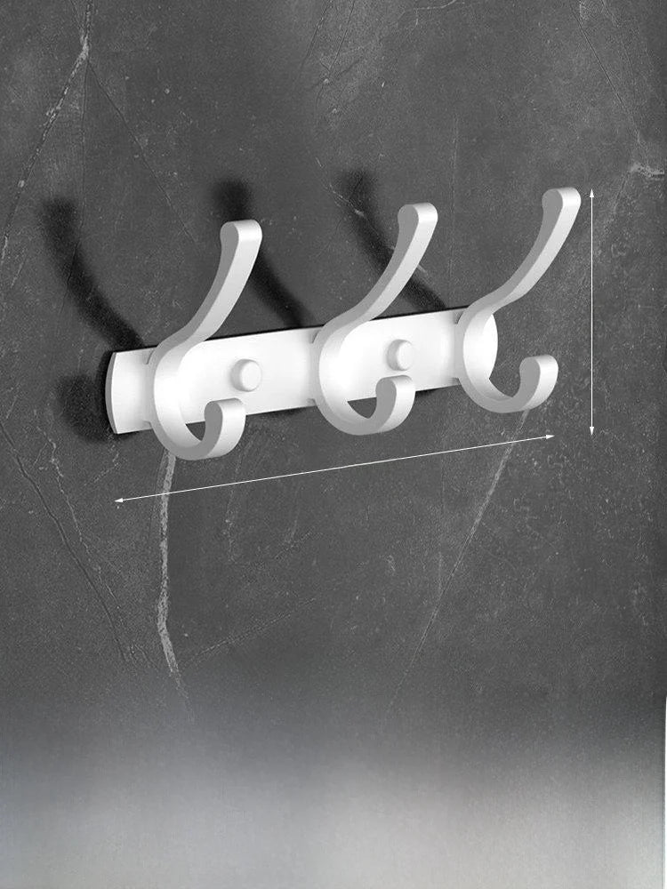Gancho para Colgar en la Pared de Alta Calidad, Gancho Adhesivo Fuerte para Ropa, Sin Necesidad de Perforar, Gancho de Alumin...