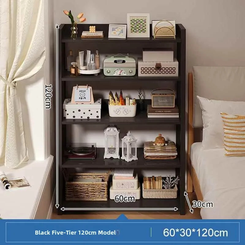 Estante de Almacenamiento Multicapa para Junto a la Cama, Estante de Exhibición, Mueble Organizador de Dormitorio, Estilo Mod...