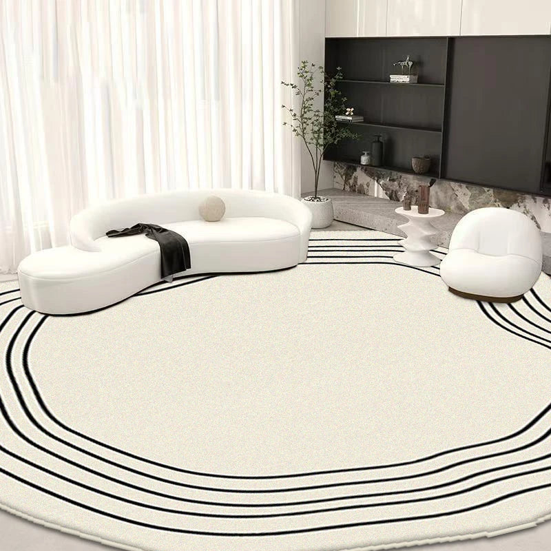 Alfombras antideslizantes de estilo Simple y moderno para sala de estar, guardarropa, tocador, alfombras alienígenas fáciles de limpiar, Franela suave