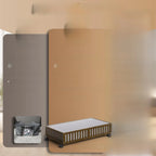 Caja de Almacenamiento de Bambú con Ruedas para Debajo de la Cama, para Sala de Estar y Dormitorio, Caja de Madera Simple par...