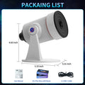 Proyector Galaxy 4K con Aurora Giratoria - Luz de Cielo Estrellado HD, Temporizador/Enfoque Ajustables, 10 Discos de Estrellas, Regalo Perfecto para Decoración del Hogar