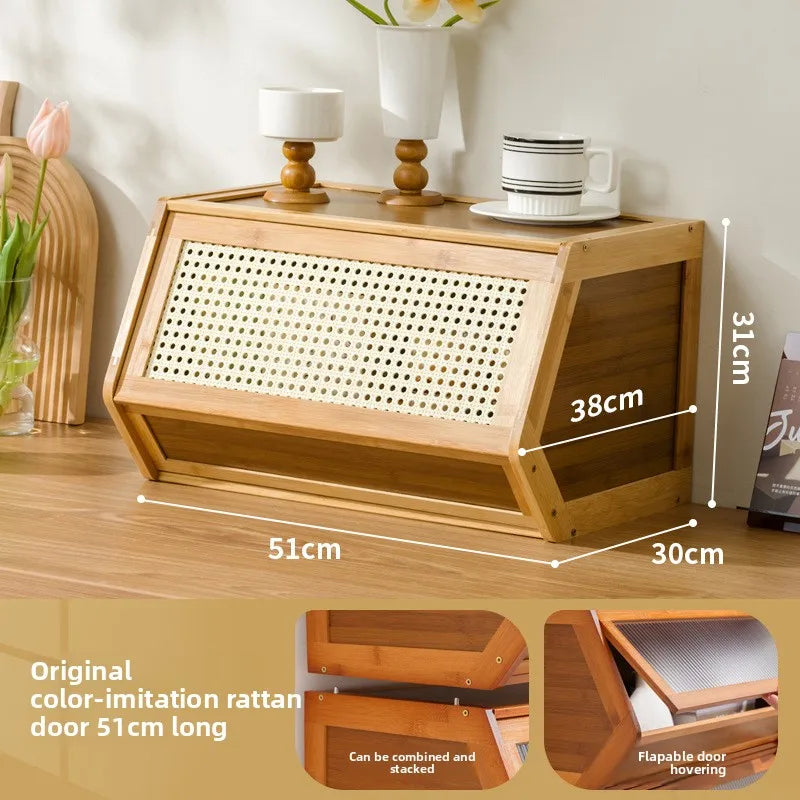 Gabinete de almacenamiento apilable multifuncional con tapa, caja de almacenamiento varios, caja de almacenamiento para el hogar, mesita de noche