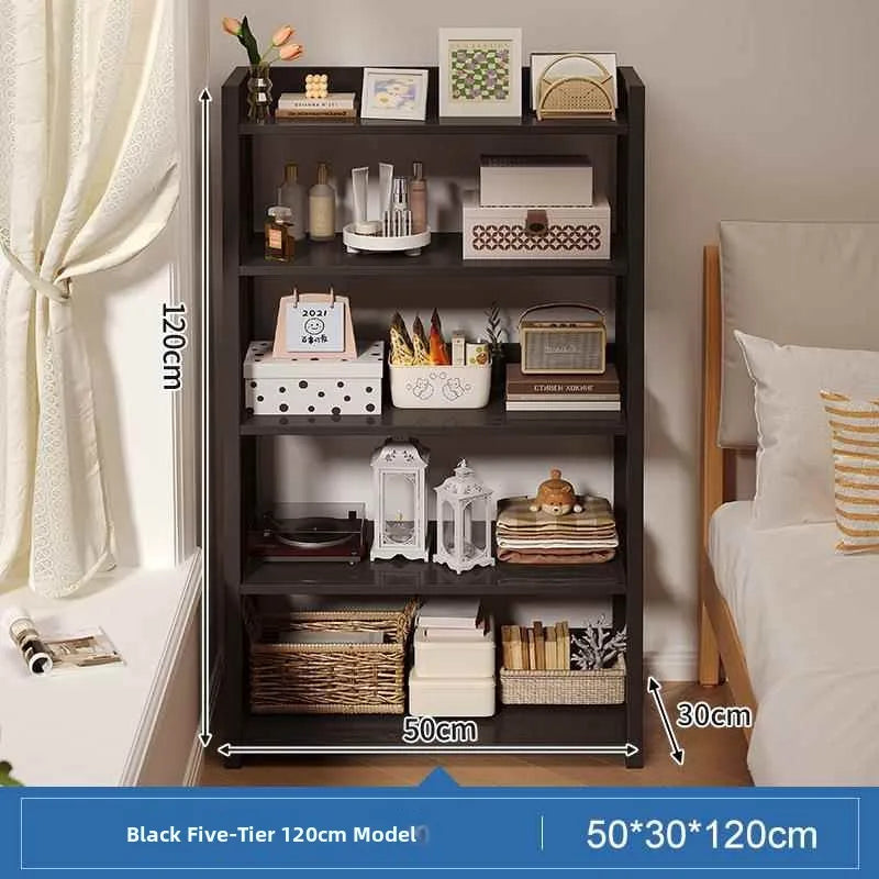 Estante de Almacenamiento Multicapa para Junto a la Cama, Estante de Exhibición, Mueble Organizador de Dormitorio, Estilo Mod...