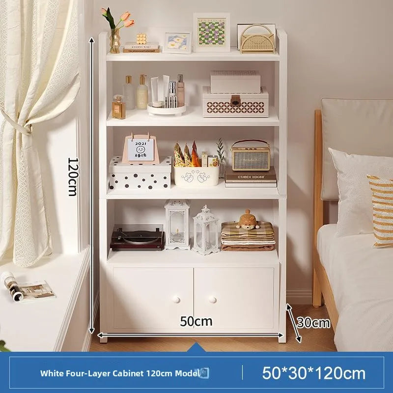 Estante de Almacenamiento Multicapa para Junto a la Cama, Estante de Exhibición, Mueble Organizador de Dormitorio, Estilo Mod...