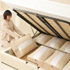 Caja de Almacenamiento Debajo de la Cama de Gran Tamaño, Plegable, para Ropa y Edredones, Organizador Debajo de la Cama, Caja...