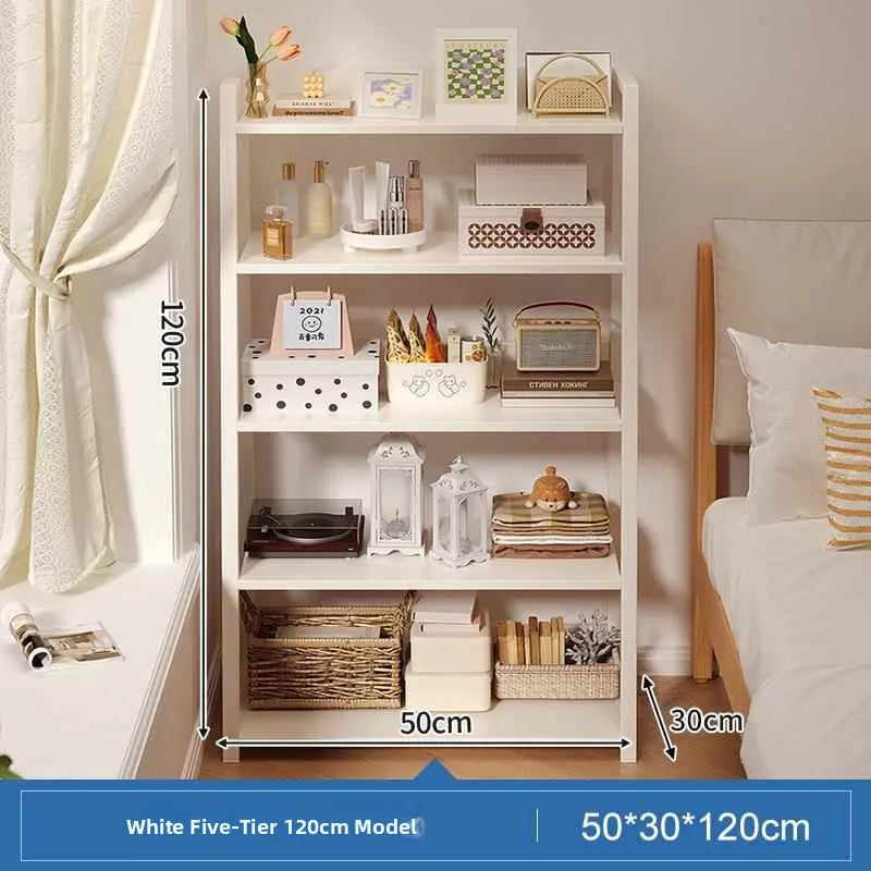 Estante de Almacenamiento Multicapa para Junto a la Cama, Estante de Exhibición, Mueble Organizador de Dormitorio, Estilo Mod...