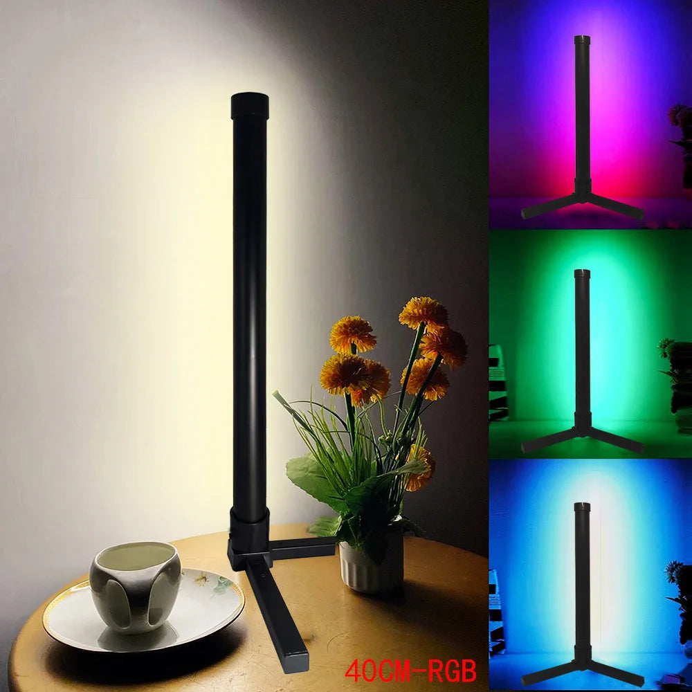 Lámpara de pie RGB Dream Color con sincronización musical, moderna, con 16 millones de colores cambiantes, luz ambiental para dormitorio y sala de estar