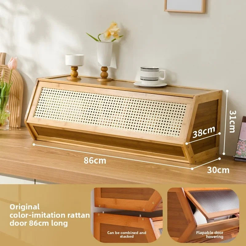 Gabinete de almacenamiento apilable multifuncional con tapa, caja de almacenamiento varios, caja de almacenamiento para el hogar, mesita de noche