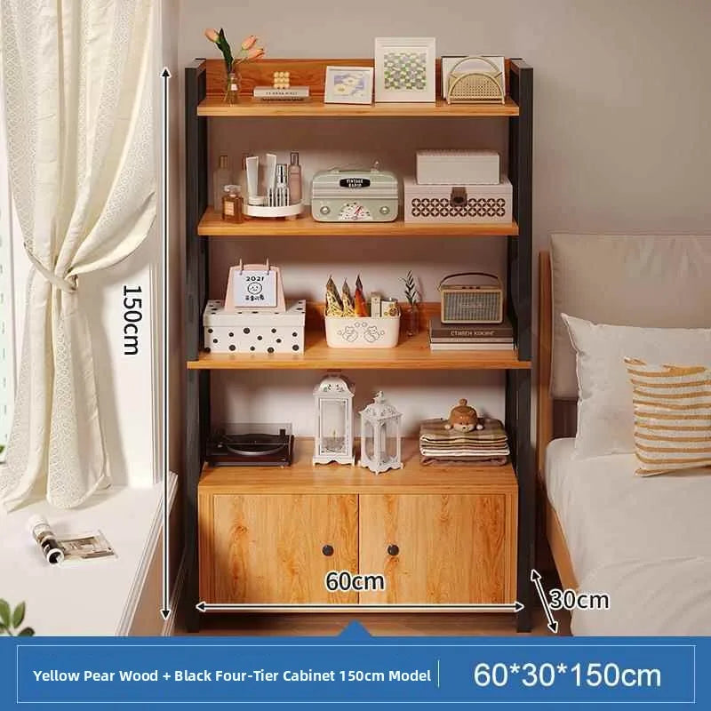 Estante de Almacenamiento Multicapa para Junto a la Cama, Estante de Exhibición, Mueble Organizador de Dormitorio, Estilo Mod...