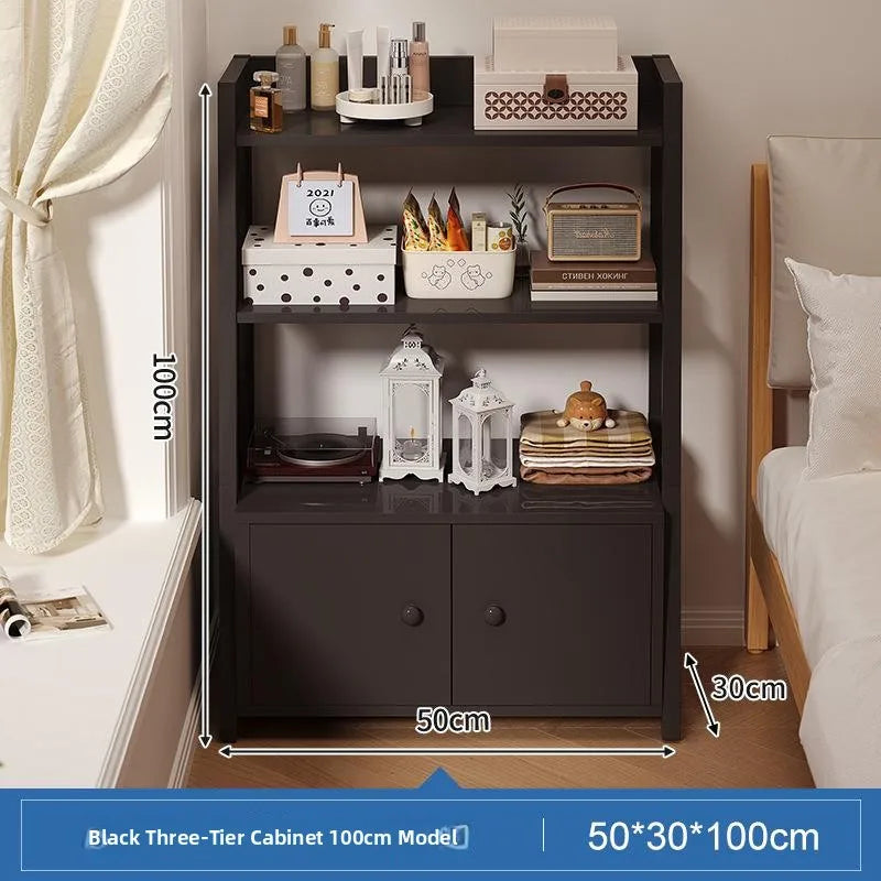 Estante de Almacenamiento Multicapa para Junto a la Cama, Estante de Exhibición, Mueble Organizador de Dormitorio, Estilo Mod...