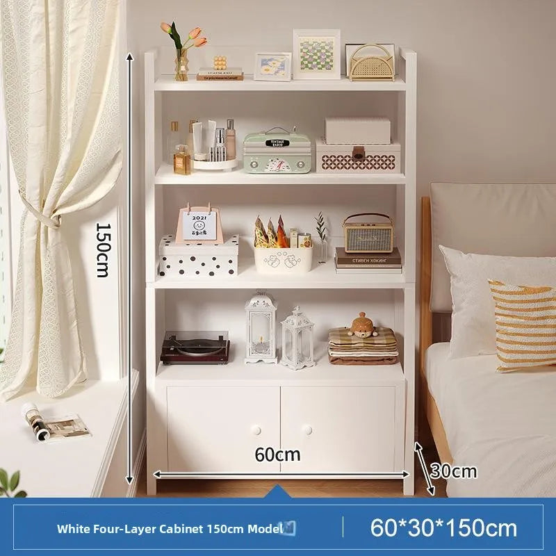 Estante de Almacenamiento Multicapa para Junto a la Cama, Estante de Exhibición, Mueble Organizador de Dormitorio, Estilo Mod...