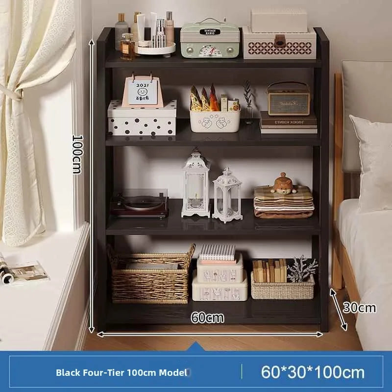 Estante de Almacenamiento Multicapa para Junto a la Cama, Estante de Exhibición, Mueble Organizador de Dormitorio, Estilo Mod...