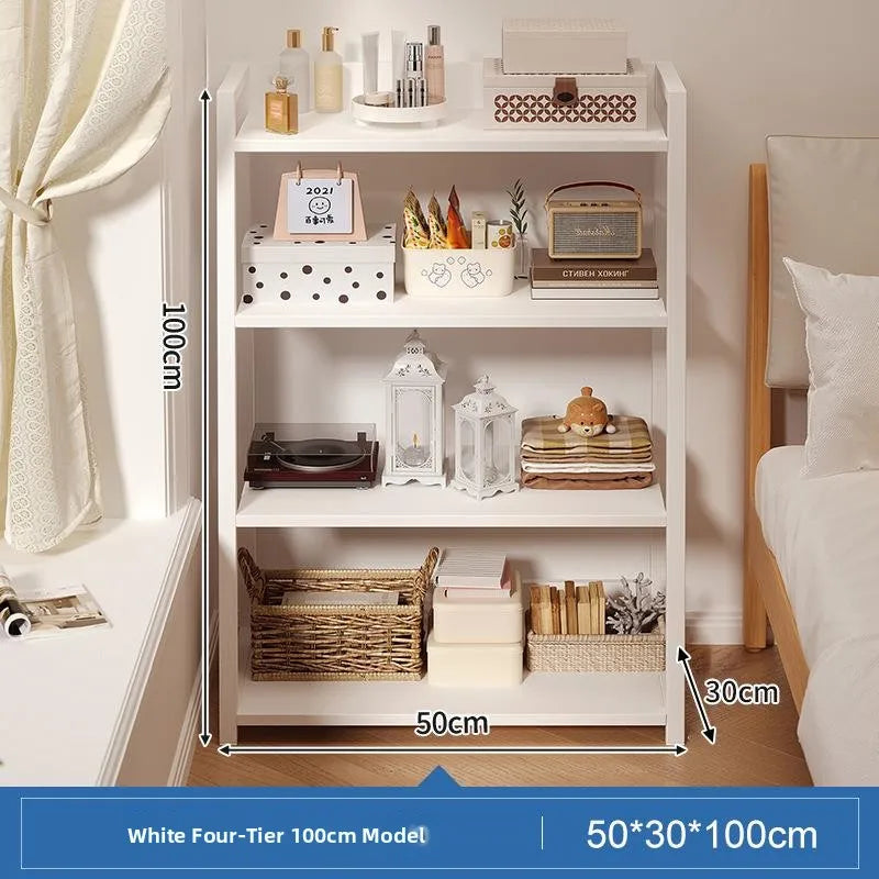 Estante de Almacenamiento Multicapa para Junto a la Cama, Estante de Exhibición, Mueble Organizador de Dormitorio, Estilo Mod...