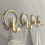 Ganchos Adhesivos Transparentes de Gran Capacidad de Carga, Sin Perforaciones, para Toallas y Ropa en la Pared del Baño, Ganc...